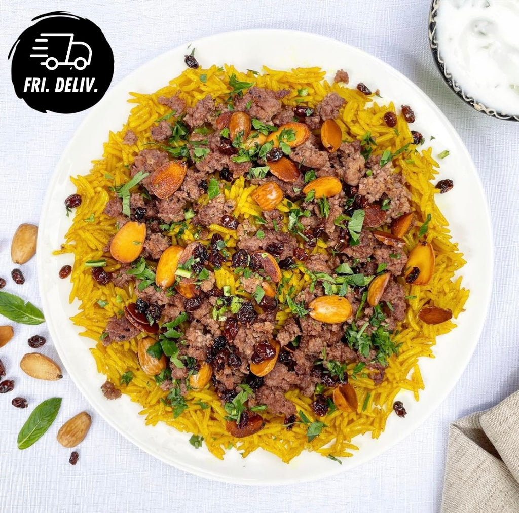 LOADED LEBANESE RICE WITH BEEF