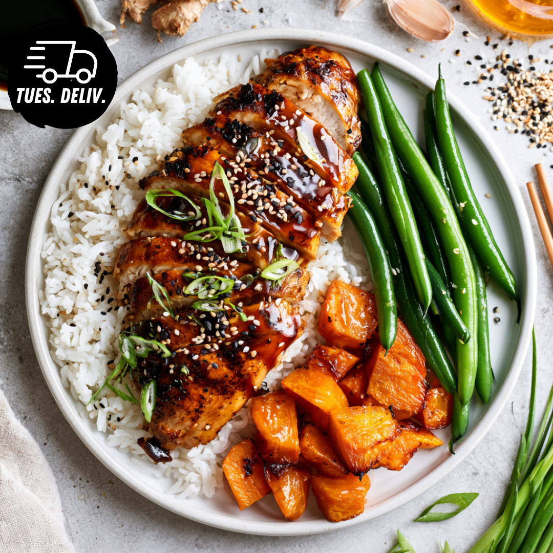 STICKY SESAME HONEY SOY CHICKEN