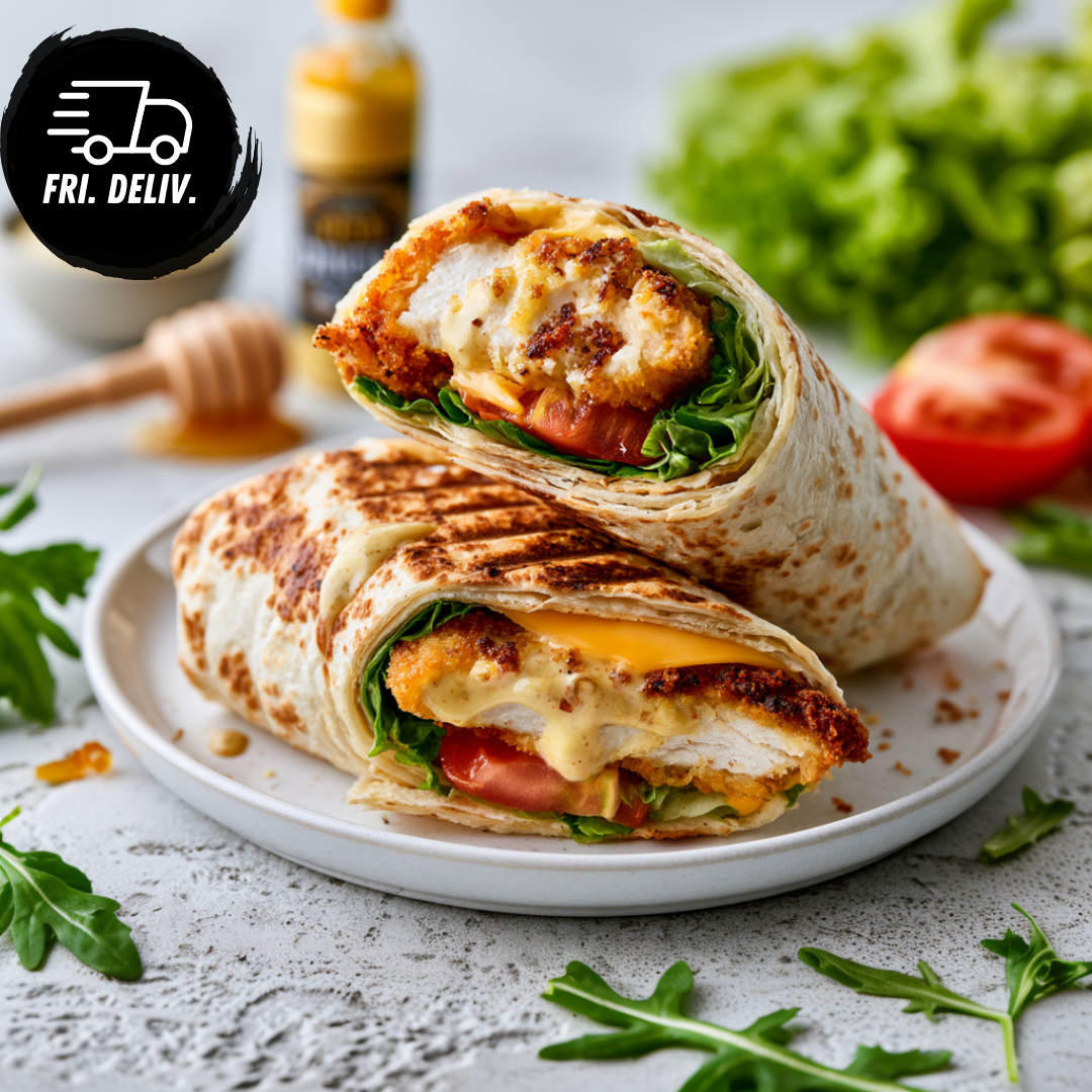 CRISPY HONEY MUSTARD CHICKEN WRAP