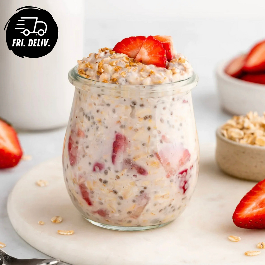 STRAWBERRY SHORTCAKE OVERNIGHT OATS