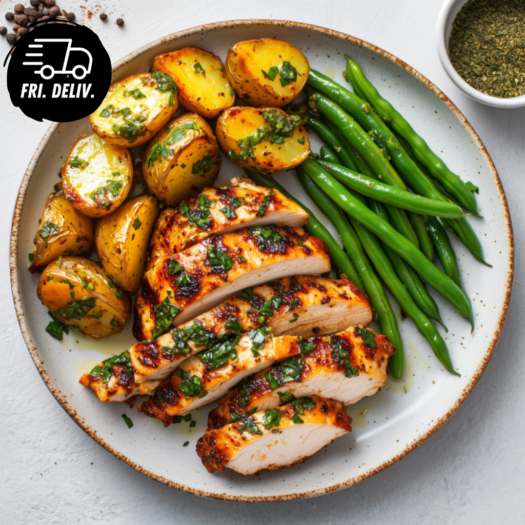 CHIMICHURRI CHICKEN WITH ROASTED POTATOES