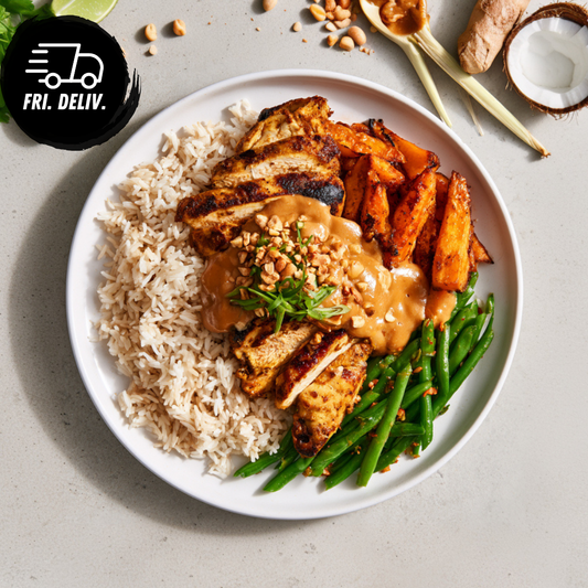 BALINESE SATAY CHICKEN WITH COCONUT RICE