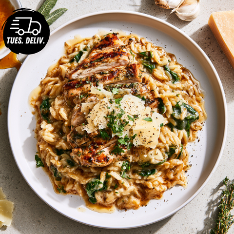 BROWN BUTTER CHICKEN RISONI.