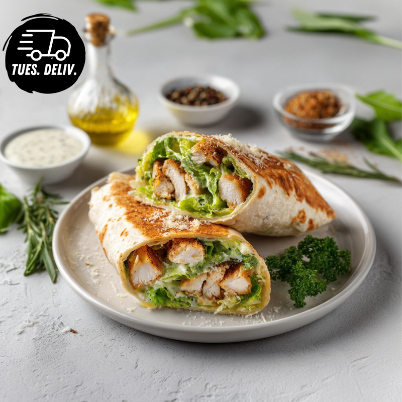 CRISPY CHICKEN CAESAR CRUNCH WRAP