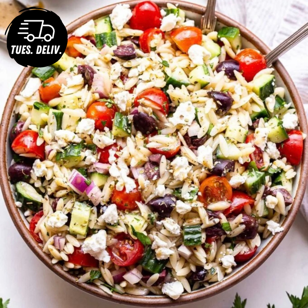 MEDITERRANEAN ORZO SALAD