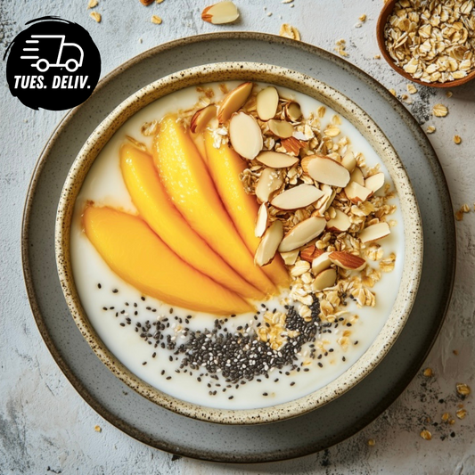 MANGO AND CHIA PROTEIN YOGHURT
