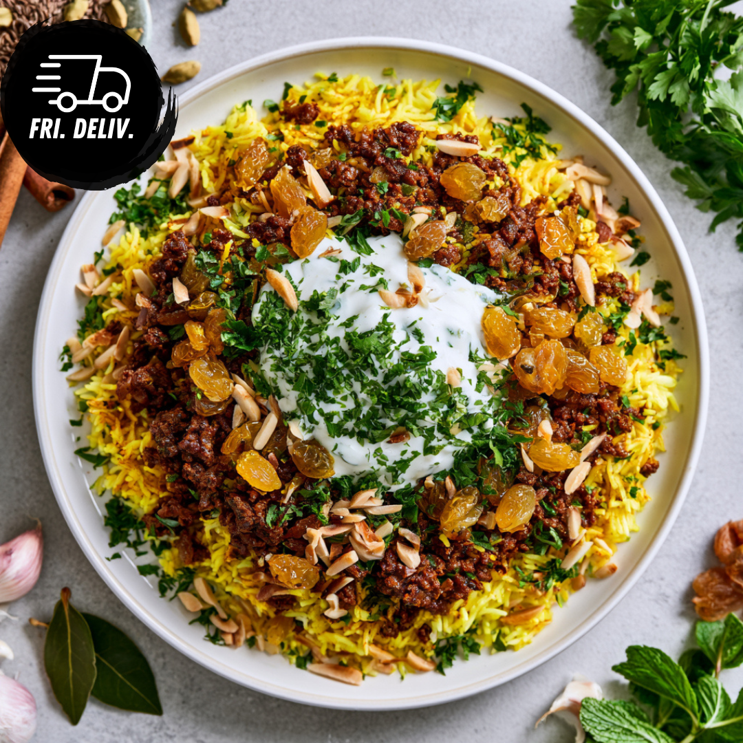LEBANESE BEEF & FRAGRANT RICE BOWL