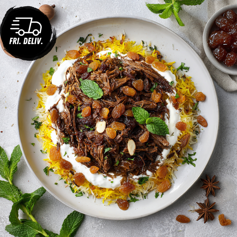 LEBANESE INSPIRED SLOW BEEF