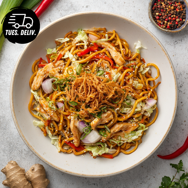 SWEET CHILLI CHICKEN NOODLE STIR FRY