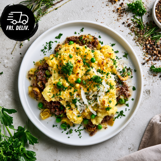BEEF SHEPHERDS PIE WITH TRUFFLE MASH